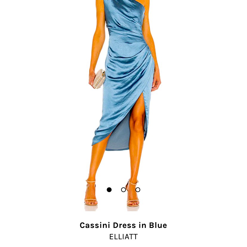 One Shoulder Cocktail Dress. Has A Slight Slit In The Front. Never Worn